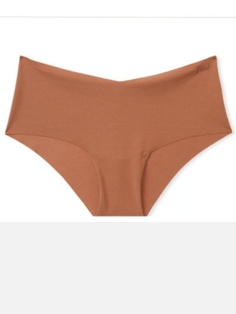 Victoria's secret pink no show cheeky panty CARAMEL TAN SMALL
